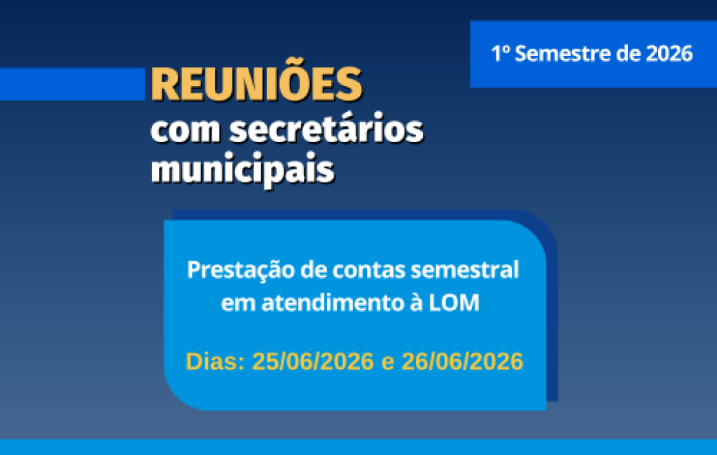 Reuniões com secretários municipais em atendimento à Lei Orgânica (Governo, Meio Ambiente, Obras e Desenvolvimento Econômico)