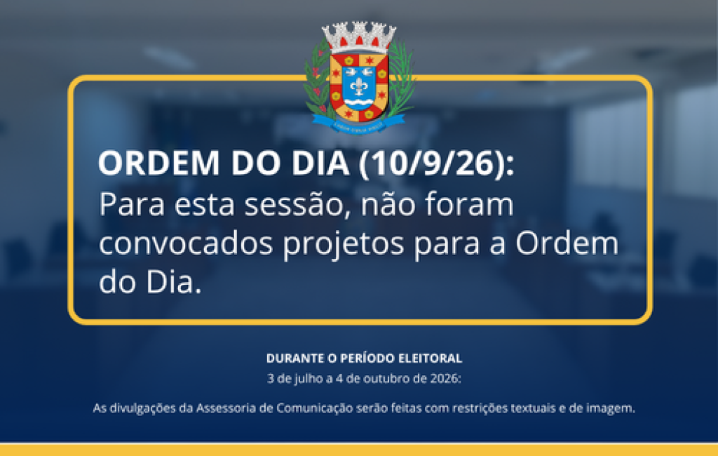 ACONTECE HOJE, ÀS 14H: 32ª SESSÃO ORDINÁRIA DE 2026