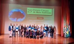 Vencedores do 25º Prêmio Câmara de Meio Ambiente foram premiados em solenidade na Sala Palma de Ouro