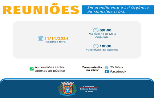 comunicado reunioes 11 11 2024